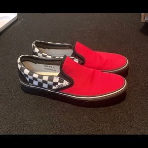 Vans Custom checkered canvas shoes